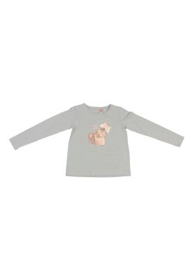 Polera M/L Niña Celeste Pillin