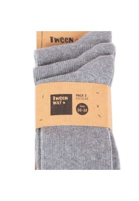 Imagen 2 del producto Calcetines Escolar Pillin (TAB102-25GRI)