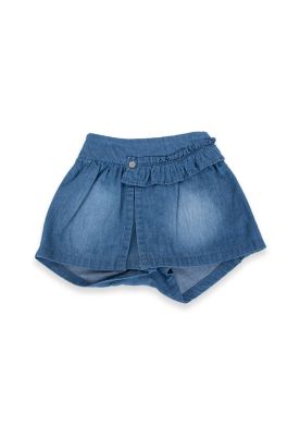 Short Bebé Niña Denim Pillin