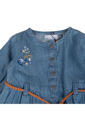 Imagen 2 del producto Vestido Bebe  Azul Pillin ( PVB707-25DEN )