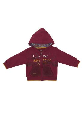 Polerón Bebé Niño Burdeo Pillin