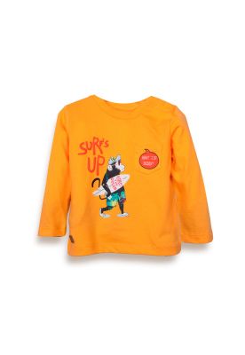 Imagen 1 del producto Polera Niño Naranjo Pillin (PVC603-25NAR)