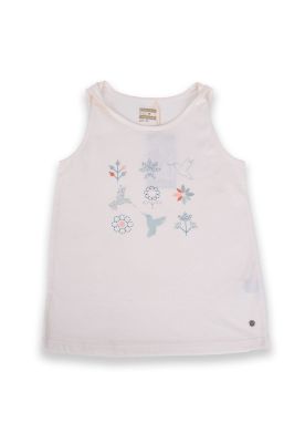 Imagen 2 del producto Polera Niña Crudo Pillin