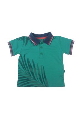 Imagen 2 del producto Polera Bebe Niño Turquesa Pillin