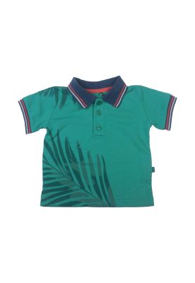 Polera Bebe Niño Turquesa Pillin
