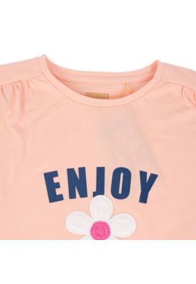 Imagen 2 del producto Polera Niña Naranja Pillin