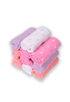 Set 10 toallas  Niña Multicolor Pillin (PRB312SUR)