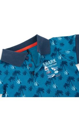 Imagen 2 del producto Polera Bebé Niño Azul Pillin