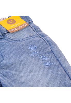 Imagen 2 del producto Jeans Bebé Niña Celeste Pillin