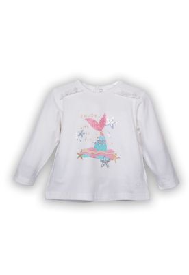 Polera Niña Blanco Pillin (Pvc609-25Bco3M)