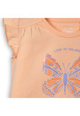 Imagen 2 del producto Polera Niña Damasco Pillin (PVC617-25DAM2)