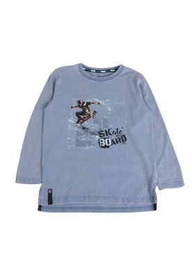 Polera Niño Azul Pillin (PVB636-25AZU )