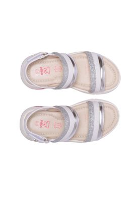 Imagen 2 del producto Sandalia Niña Plateado Pillin