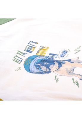 Imagen 2 del producto Polera Manga Larga Niño Crudo Pillin