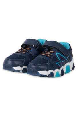 Zapatillas Luces Bebe Niño Azul Pillin