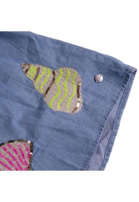 Imagen 2 del producto Vestido Niña Celeste Pillin