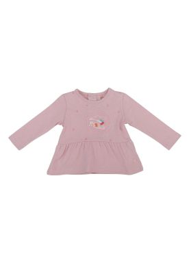 Polera Bebé Niña Rosado Pillin
