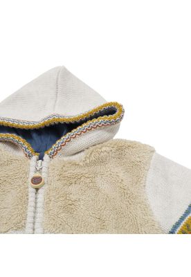 Imagen 2 del producto Chaleco C/Capucha Bebé Niño Crudo Pillin