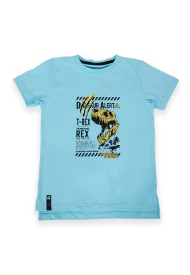 Polera Niño Turquesa Pillin