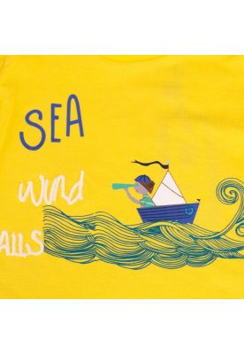 Imagen 2 del producto Polera Bebe Niño Amarillo Pillin