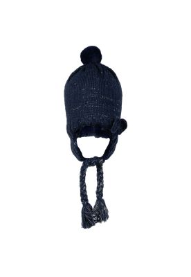 Gorro Bebé Niña Azul marino Pillin