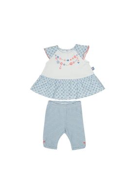 Conjunto Bebe Niña Crudo Pillin