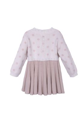 Imagen 2 del producto Vestido  Tejido   Pillin Blanco Niña (PVD918-26CRU)