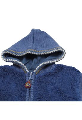 Imagen 2 del producto Chaleco C/Capucha Bebé Niño Azul Pillin