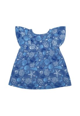 Imagen 2 del producto Vestido Bebé Niña Azul Pillín