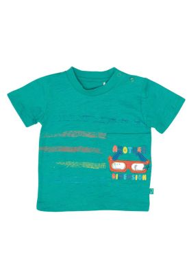 Polera Bebé Niño Verde Pillin