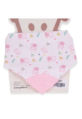 Babero Unisex Rosado Pillin