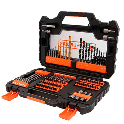 Puntas Y Brocas P/ Atornillar Taladrar 104 Pcs B+D