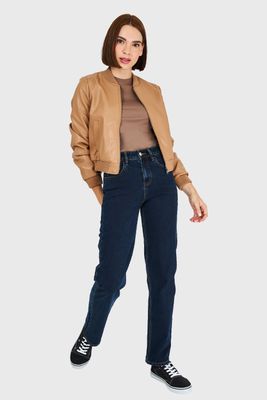 Imagen 2 del producto Bomber Ecocuero Moca Nicopoly