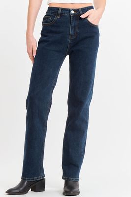 Jeans Básico Recto Azul Marino Nicopoly