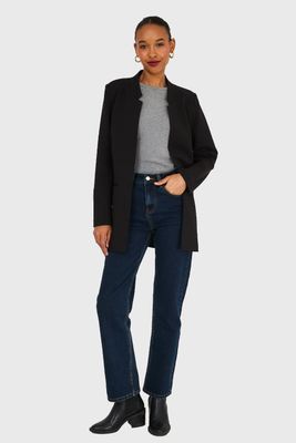 Imagen 2 del producto Blazer Cuello Mao Negro Nicopoly