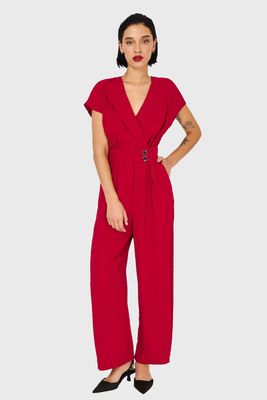 Enterito Cruzado 2 Botones Rojo Nicopoly