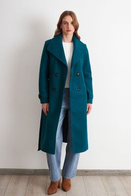 Imagen 2 del producto Abrigo Largo Lazo Verde Petróleo Nicopoly