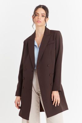 Blazer 6 Botones Marrón Nicopoly