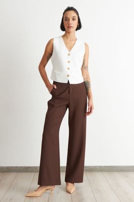 Imagen 2 del producto Gilet con Drapeado Lateral Blanco