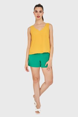 Imagen 2 del producto Blusa Básica Sin Mangas Amarillo Nicopoly