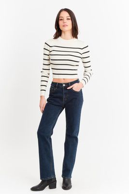 Imagen 2 del producto Sweater Rayas Blanco Invierno Nicopoly