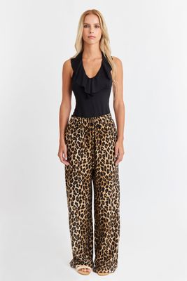 Imagen 2 del producto Body Escote Volantes Negro Nicopoly