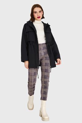 Imagen 2 del producto Chaqueta Larga Impermeable Negro Nicopoly