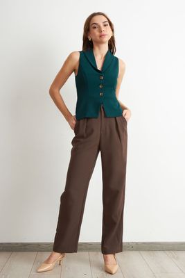 Imagen 2 del producto Gilet Sastre Entallado Verde Oscuro Nicopoly