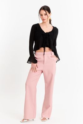 Imagen 2 del producto Blusa Vuelos Manga Larga Negro Nicopoly