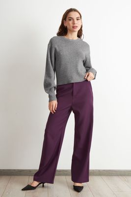 Imagen 2 del producto Sweater Jaspeado Cuello Redondo Gris Nicopoly