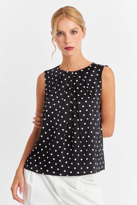 Imagen 1 del producto Blusa Puntos Negros Nicopoly