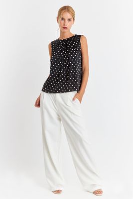 Imagen 2 del producto Blusa Puntos Negros Nicopoly