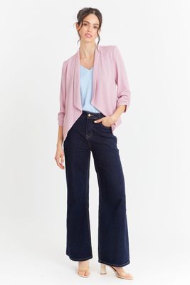 Imagen 2 del producto Blazer Manga Detalle DrapeadoRosado Nicopoly