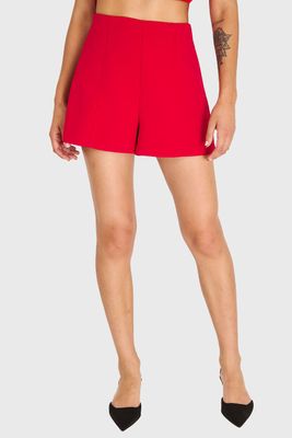 Short Básico Tiro Alto Rojo Nicopoly